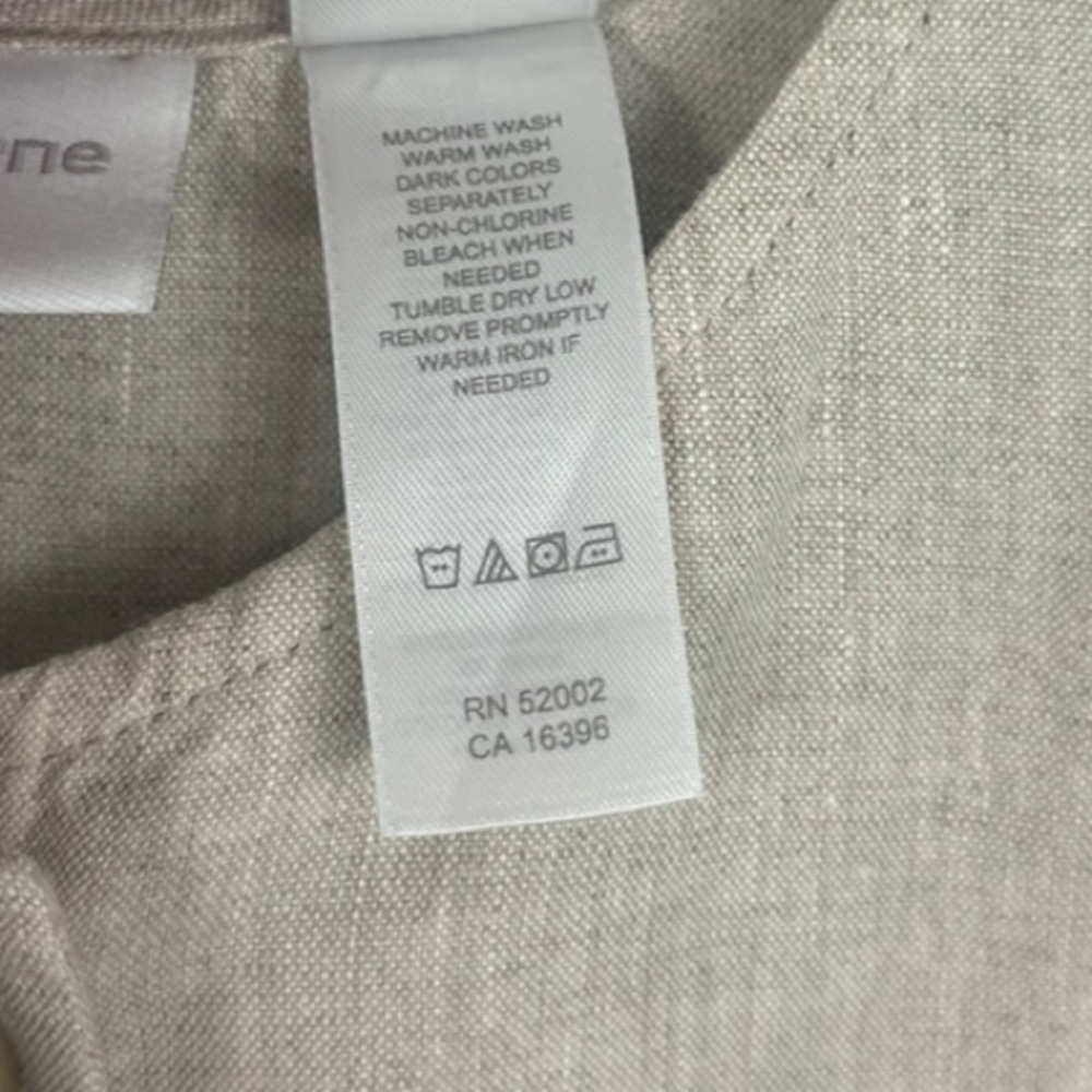 Liz Claiborne Sport Linen Shirt Top - Picture 4 of 6